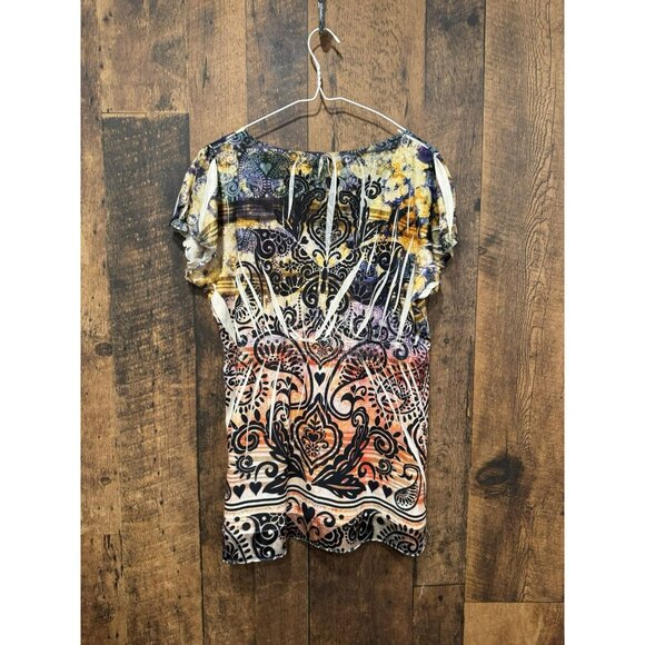 Women's One World beautiful blouse top Size XL Creases in the fabric - Picture 3 of 7